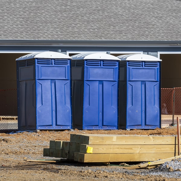 are there any restrictions on what items can be disposed of in the porta potties in Spraggs